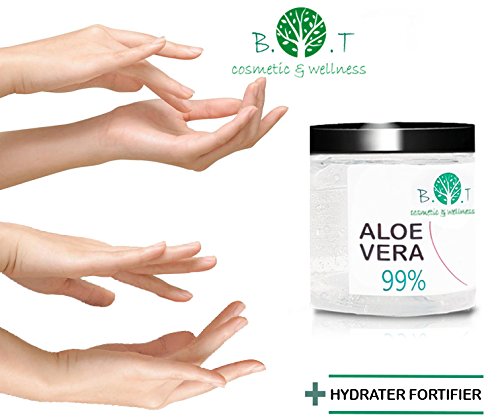 Gel Puro de Aloe Vera de Canarias 200 ml Regenerador 100% natural Hidratante Todo tipo de piel, Cara Cuerpo, Cabello (acondicionador)