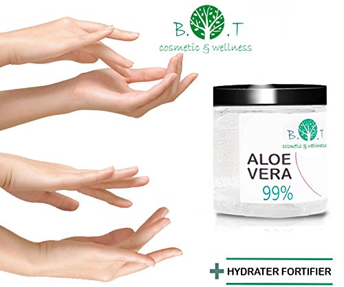 Gel Puro de Aloe Vera de Canarias 200 ml Regenerador 100% natural Hidratante Todo tipo de piel, Cara Cuerpo, Cabello (acondicionador)