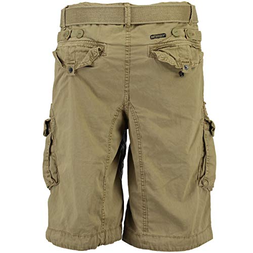 Geographical Norway People - Pantalón corto para hombre beige XL