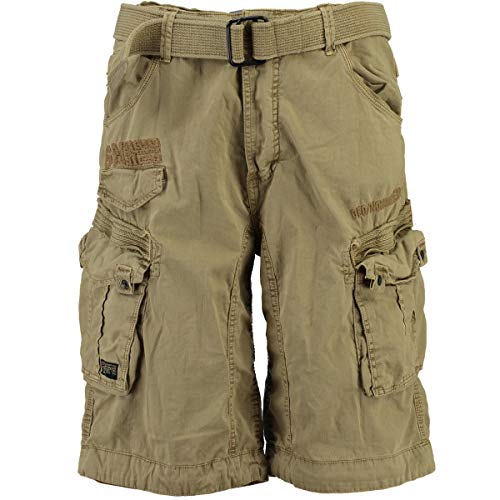 Geographical Norway People - Pantalón corto para hombre beige XL