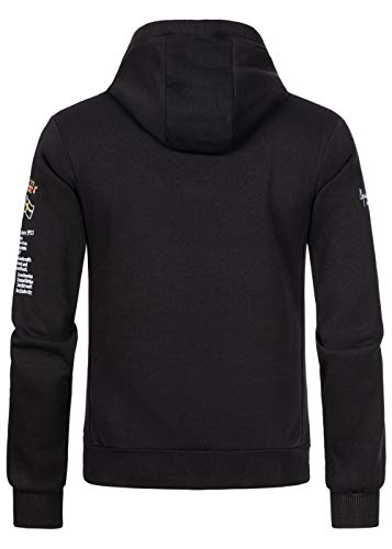 Geographical Norway Sudadera DE Hombre GYMCLASS A Negro L