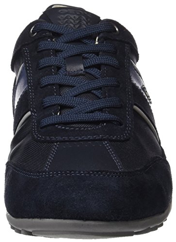 Geox U Wells C, Zapatillas para Hombre, Azul (Dark Navy), 42 EU