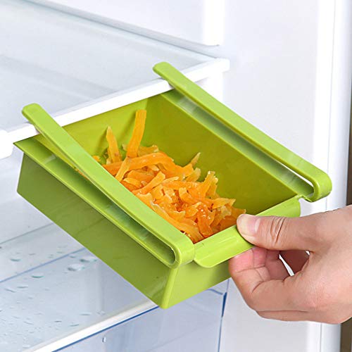 GFCGFGDRG Frigorífico extraíble de Almacenamiento cajones Organizador para Ahorrar Espacio Refrigerador cajón Organizador Nevera Caja de Almacenamiento de Alimentos Frigorífico estantes Holder