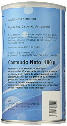 GHF - GHF Carbonato de Magnesio Bote 180 grs