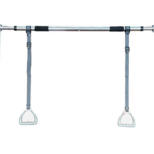 Gimnasia Anillas Anillos Estudiantes Pull-up Anillo con Pull-ups Estirar La Columna Vertebral De Tracción Cincha De Alta Resistencia Fácil De Instalar (Color : Gray, Size : 83 * 13cm)