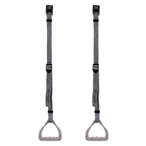 Gimnasia Anillas Anillos Estudiantes Pull-up Anillo con Pull-ups Estirar La Columna Vertebral De Tracción Cincha De Alta Resistencia Fácil De Instalar (Color : Gray, Size : 83 * 13cm)