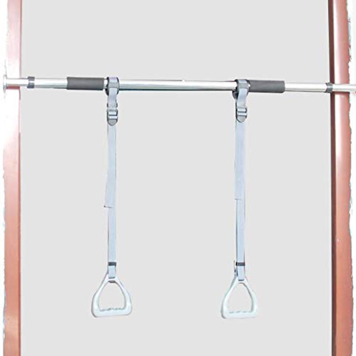 Gimnasia Anillas Anillos Estudiantes Pull-up Anillo con Pull-ups Estirar La Columna Vertebral De Tracción Cincha De Alta Resistencia Fácil De Instalar (Color : Gray, Size : 83 * 13cm)