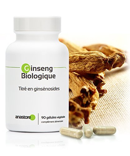 GINSENG ECOLÓGICO * 200 mg / 90 cápsulas * Extracto concentrado de raíz de ginseng rojo coreano (Panax ginseng) * Titulado al 15% en ginsenósidos totales * Energia, Equilibrio emocional, Vitalidad