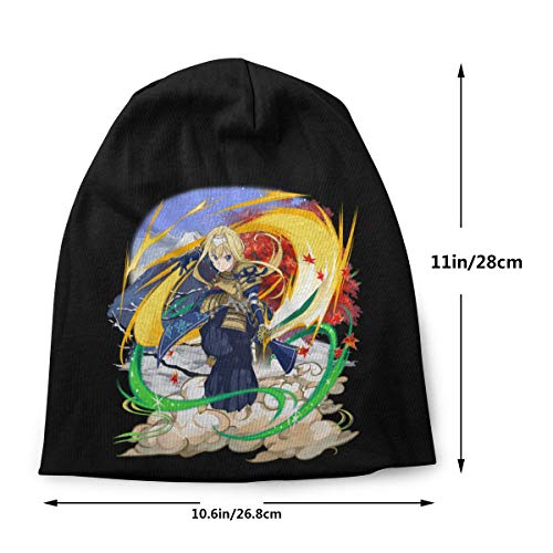 Gintamade Anime Beanies Alice Zuberg Sword Art - Gorro de punto para hombre Negro Negro ( Taille unique