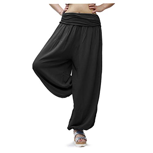 Glamexx24 Pantalones de harén Ligeros XXL para Mujer Pantalones de Verano con Muchos Patrones