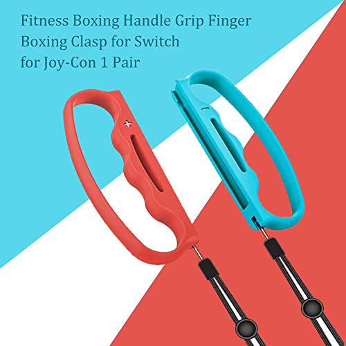 globalqi Fitness Boxing Handle Grip para NS Boxing Nintendo Switch Controller Game, Cierre de Boxeo de Dedos para manijas Joy-con Adultos y niños