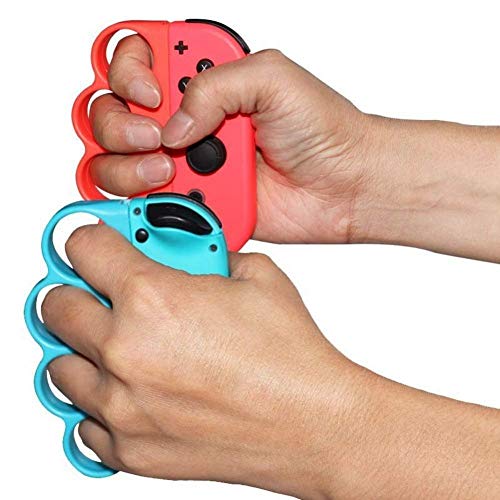 globalqi Fitness Boxing Handle Grip para NS Boxing Nintendo Switch Controller Game, Cierre de Boxeo de Dedos para manijas Joy-con Adultos y niños
