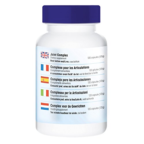 Glucosamina Complex - Glucosamina y Condroitina + MSM y Astaxantina - Complejo para las articulaciones - 120 Cápsulas