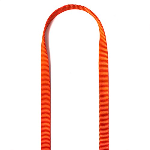 GM Escalada 16 mm Nylon Sling Runner 22kN / 4840lb Certificado CE UIAA, 30cm / 12inch | Pack of 3, Naranja fluorescente