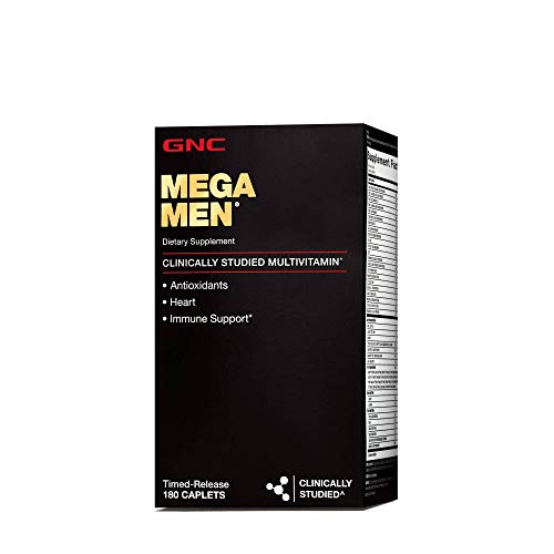 GNC Mega hombre Multi vitamina, 180 hilos