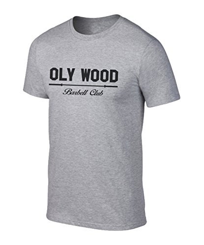 GO HEAVY Camiseta para Hombre OLY Wood Gris – S
