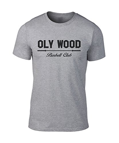 GO HEAVY Camiseta para Hombre OLY Wood Gris – S