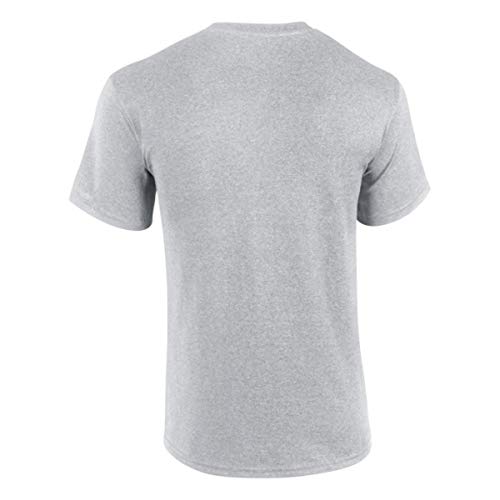 GO HEAVY T-Shirt Hombres | Hombres Deporte Camiseta Camisa de Manga Corta | One More Rep Gris Claro M