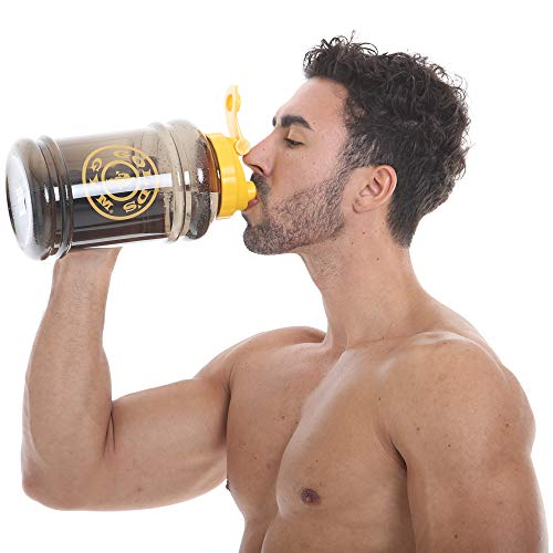 Gold´s Gym Bottle Botella, Unisex Adulto, Negro, Talla Única