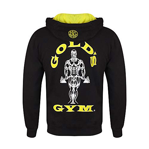 Gold´s Gym Ggswt007 Sudadera, Unisex Adulto, Negro, Large