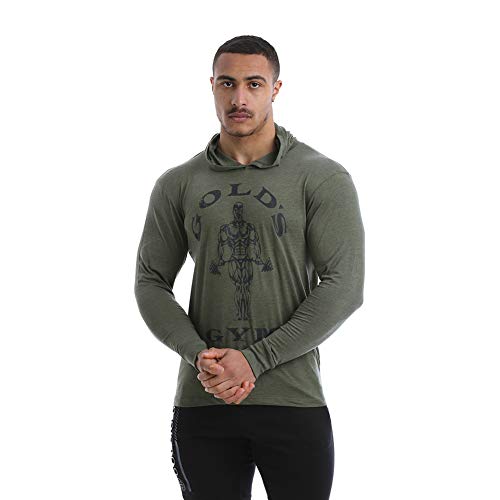 Gold´s Gym Ggtop009 Camiseta, Hombre, Army Marl, Large