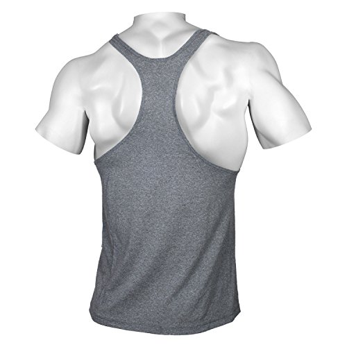 Gold´s Gym GGVST-003 Muscle Joe - Camiseta musculación para Hombre, Color Gris Medio, Talla L