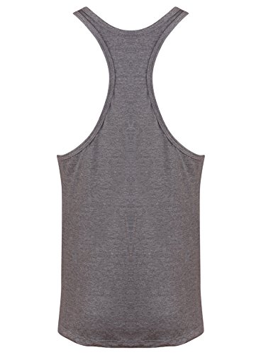 Gold´s Gym GGVST-003 Muscle Joe - Camiseta musculación para Hombre, Color Gris Medio, Talla L