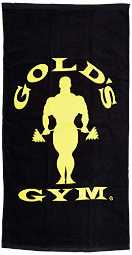 Gold´s Gym Towel Toalla, Unisex Adulto, Negro, Talla Única