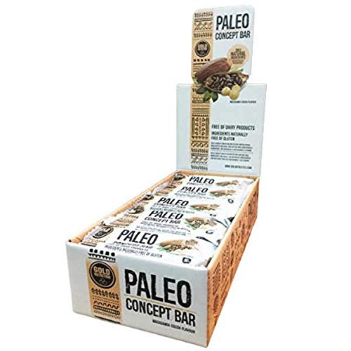 GoldNutrition Paleo Concept Bar - 20 Barritas x 50 gr Almendra - Coco
