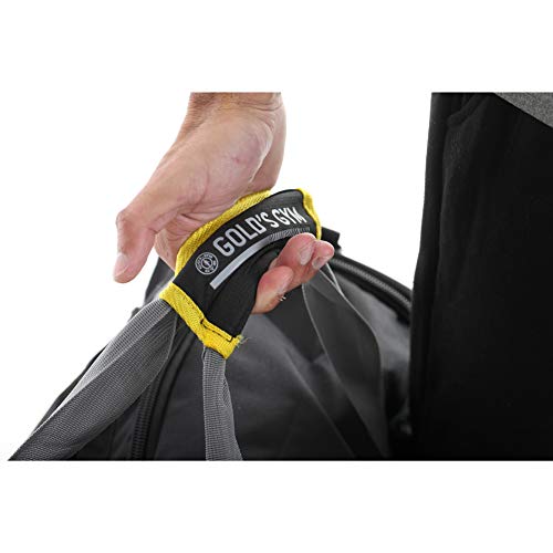 Gold's Gym UK - Bolsa de Deporte Unisex con Estampado de Contraste, Color Gris y Negro, Talla única