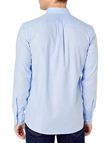 Goodthreads Standard-Fit Long-Sleeve Stretch Oxford Shirt (All Hours) Button-Down-Shirts, Azul Claro, US (EU XL-XXL)