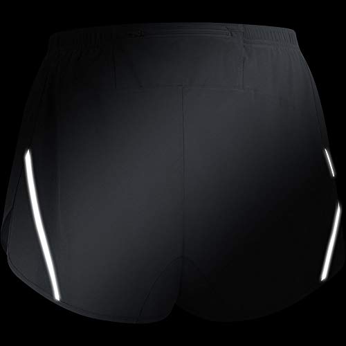 GORE WEAR R5 Pantalón corto de running para hombre, Talla: XL, Color: Negro
