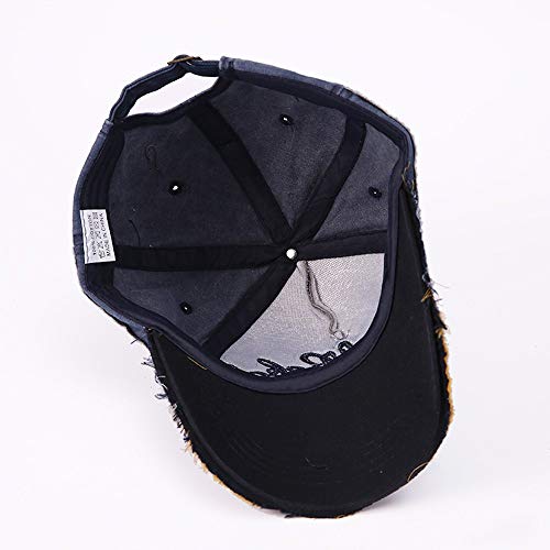 Gorra de Béisbol Hombre y Mujer, Hip Hop Clásico del Algodon Transpirable Sombreros de Vestir Bordado Boinas Unisex Ajustable Deporte Pesca al Aire Libre por URIBAKY …