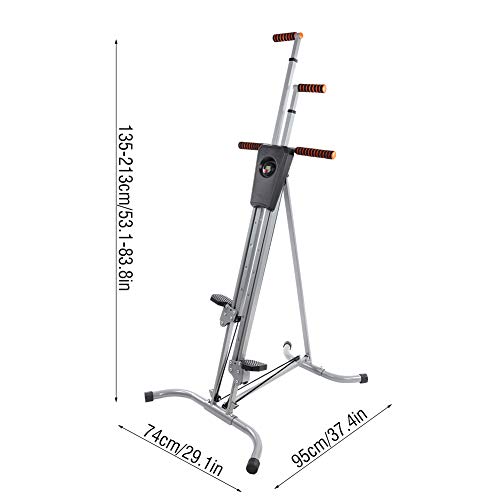 GOTOP escalador para el hogar, ajustable, plegable, resistente, vertical, escalador para el gimnasio en casa, máquina de entrenamiento cardiovascular