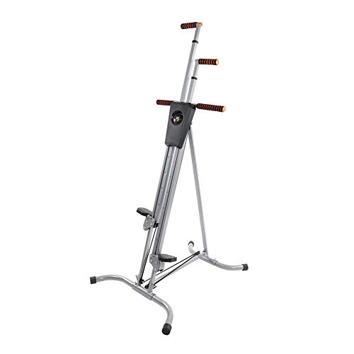 GOTOTO Máquina de Escalada Stepper Fitness Gravur Vertical Gym, Altura Ajustable, Antideslizante, Plegable, Carga máxima 200 kg, ejercitar Hombros, Espalda, Brazos y músculos Abdominales