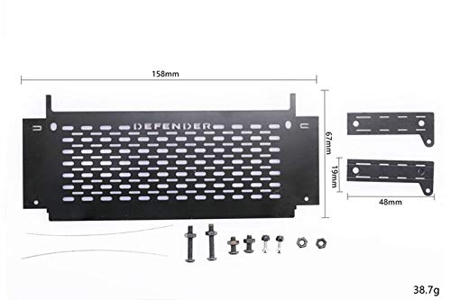 GPM R/C Scale Accessories : Rear Side Window Tool Box with Table For Traxxas TRX-4 Land Rover Defender D90 D110 - 15Pc Set Black