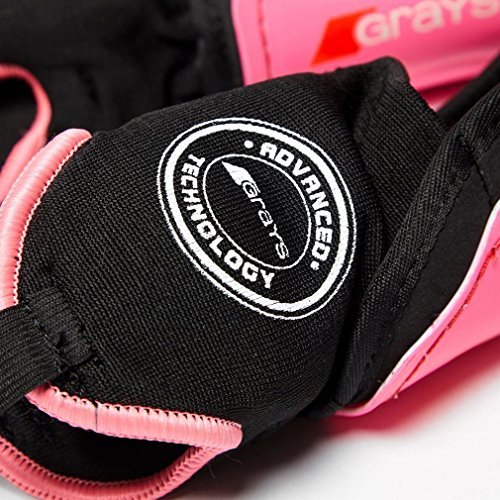 GRAYS Shield Shinguard, protección, Unisex Adulto, Color Fluo Pink/Black, tamaño Medium