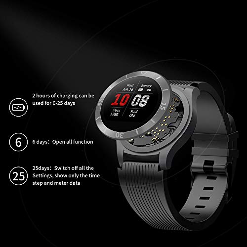 GRDE Reloj Inteligente Hombre Mujer, Smartwatch Android Deportivo Bluetooth con Monitor de Ritmo Cardíaco/Sueño/Calorías Reloj de Fitness con Notificación de Llamadas Mensaje Podómetro Cronómetros