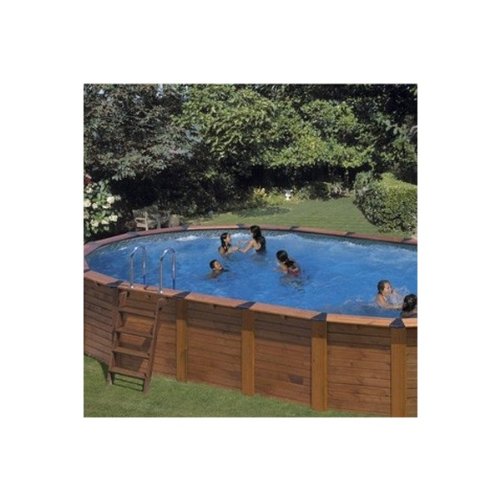 Gre M255043 - Piscina de Madera Ovalada Island kitnpov502