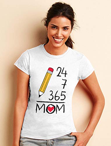 Green Turtle Camiseta para Mujer - Regalo Original Día de la Madre - Mamá los 365 Días del Año Medium Gris