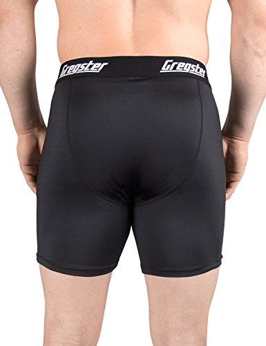 Gregster Pantalón Deporte para Hombre – Pantalón Corto de Compresión Ideal para Fitness, Ciclismo y Correr – Pantalón Corto Running