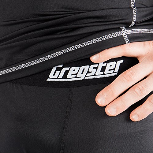 Gregster Pantalón Deporte para Hombre – Pantalón Corto de Compresión Ideal para Fitness, Ciclismo y Correr – Pantalón Corto Running