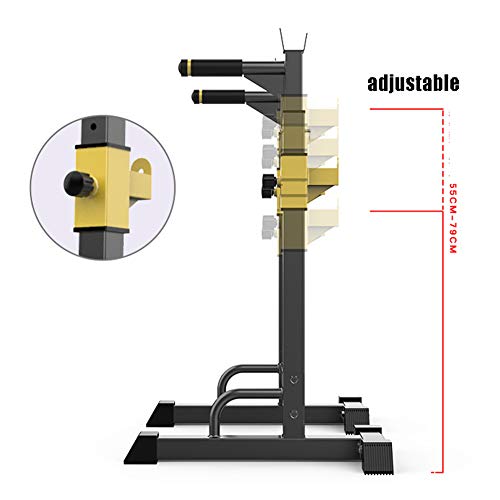 Grist CC Estante De Barra con Pesas Ajustable para Barbell, Squat Rack Stand Gym para Fitness, Multifuncional Robusto