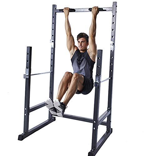 Grist CC Multifuncional Squat Rack Stand, Ajustable Desmontable Estante De Barra con Pesas Entrenamiento De Fuerza Equipo