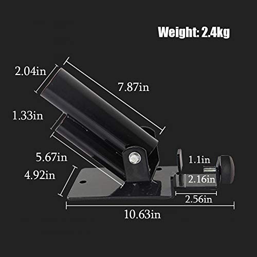 Grist CC Rotación 360° Plataforma De Minas Terrestres, Soporte para Barras De Halterofilia, Core-Trainer, para 5.2Cm(2.04 In) Y 3.4Cm(1.33 In) Barras Olímpicas