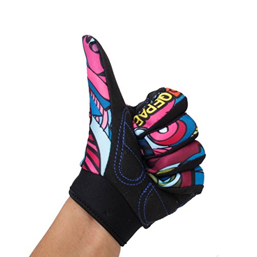 Guantes Ciclismo Invierno Guantes Deportivos de Color Multicolor Tamaño M