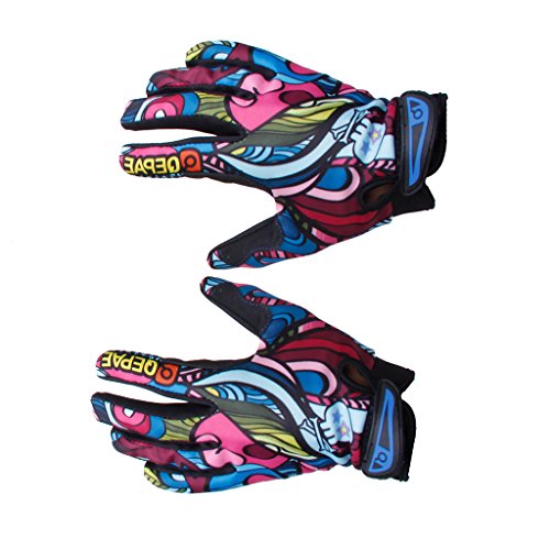 Guantes Ciclismo Invierno Guantes Deportivos de Color Multicolor Tamaño M