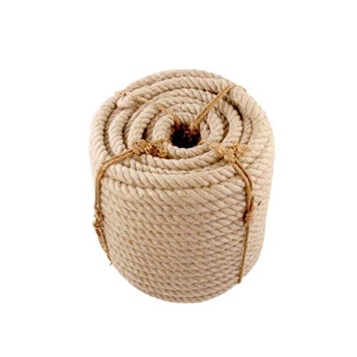 Guita YINUO Cuerda de cáñamo for Exteriores Cuerda de cáñamo for Exteriores - 35mm / 40mm 5-10m Cuerdas de Yute Guita Cordón de cáñamo Natural Rústico Country Craft DIY Accesorios Hechos a Mano