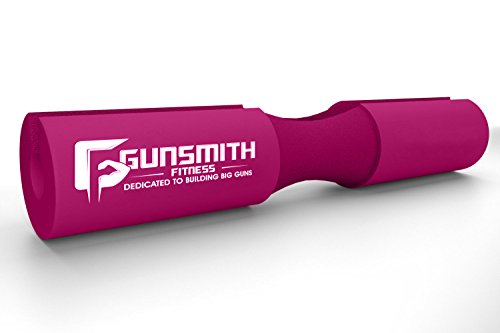 Gunsmith Fitness Cojín de Barra para Sentadillas de la Siguiente Generación – Respaldo de Esponja para Sentadillas, Zancadas y Empujes de Cadera. Cómoda Protección para Cuello y Espalda