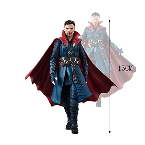 GYH Doctor Strange Double Alliance Avengers 3 Infinite War Dr. Singular PVC Modelo de Juguete para niños Muñeca Modelo de Mano Alto 15 cm (#)''